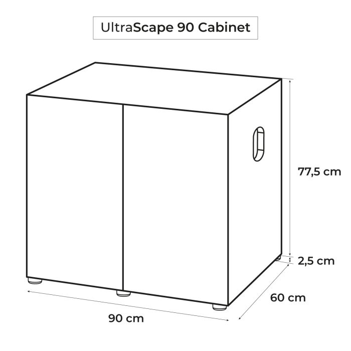 Mueble Aquael Ultrascape 90 Snow - Imagen 5