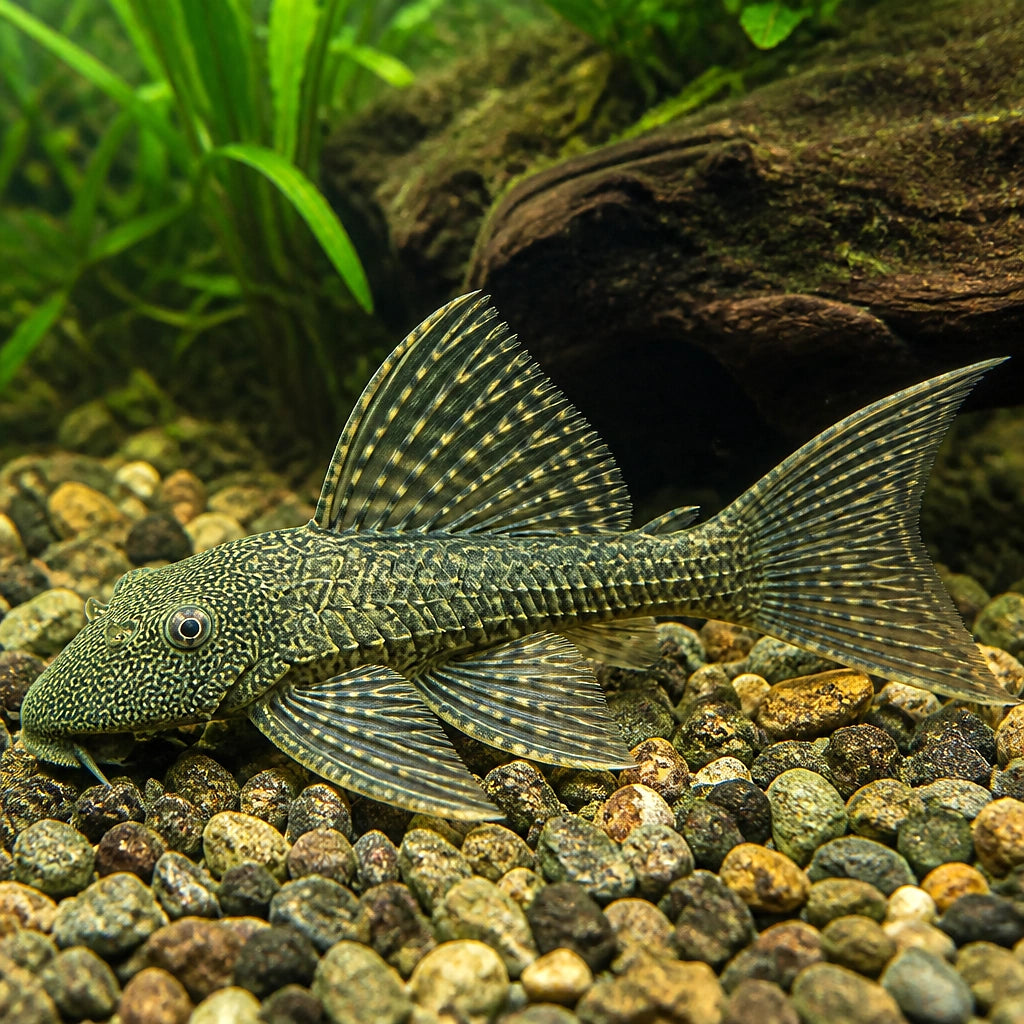 Ancistrus green dragon long fin
