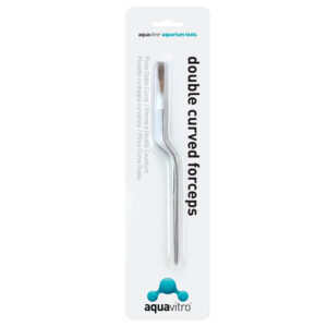Aquavitro Pinza doble curva. 20 cm