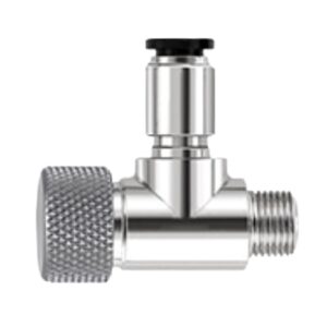 Week Aqua CO2-TV-S — Valvula de acero CO₂ ajuste fino. Rosca