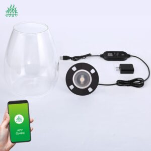 Week Aqua Mini7Pro-O — Wabi kusa con luz 7w dimeable wifi.