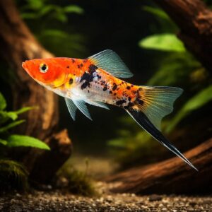 Xiphophorus helleri koi tricolour